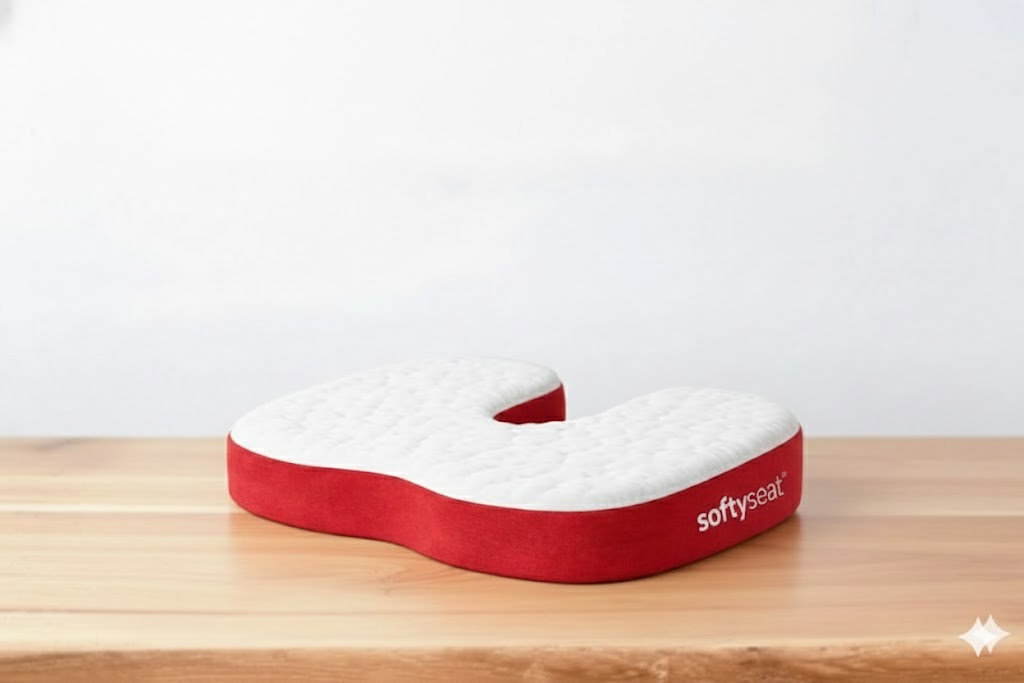 SoftySeat Sitting Cushion + 90 Day 'Sit Ease' Program